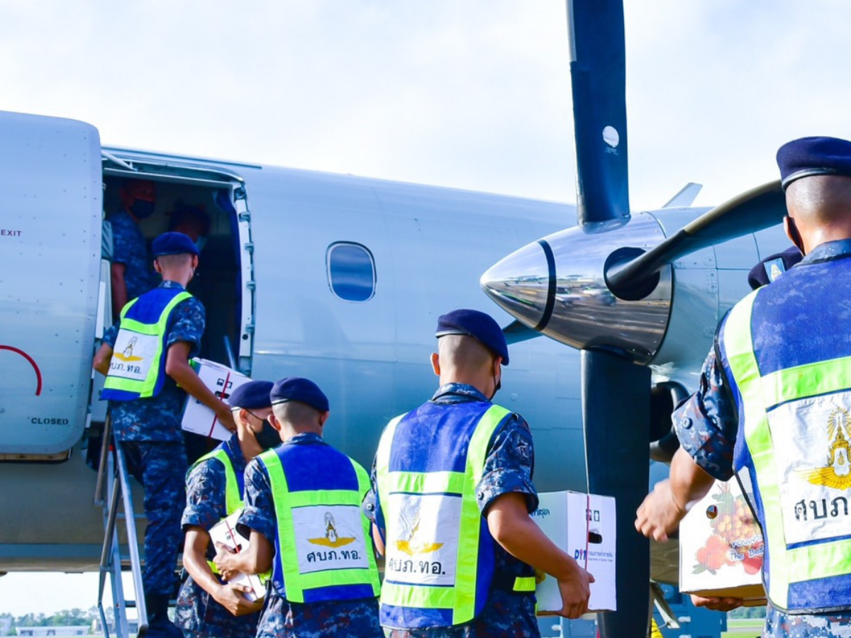 กองทัพอากาศ แจง นำเครื่องบิน SAAB 340 ขนมังคุด ไม่เปลืองค่าใช้จ่าย