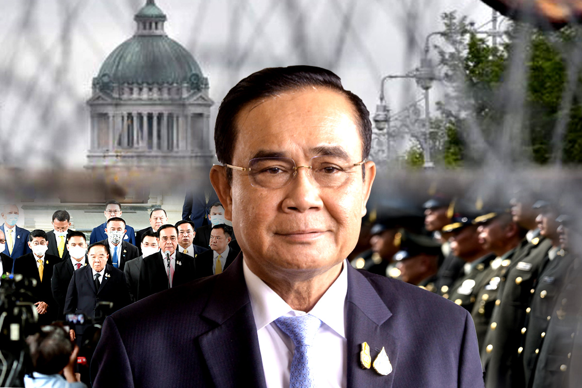ข้างหลังประยุทธ์