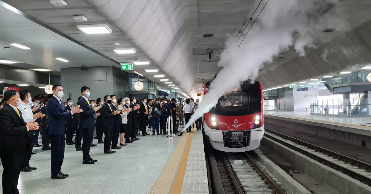 Soft Openning รถไฟชานเมืองสายสีแดง อวดโฉม “ฮับบางซื่อ” ใหญ่สุดในอาเซียน