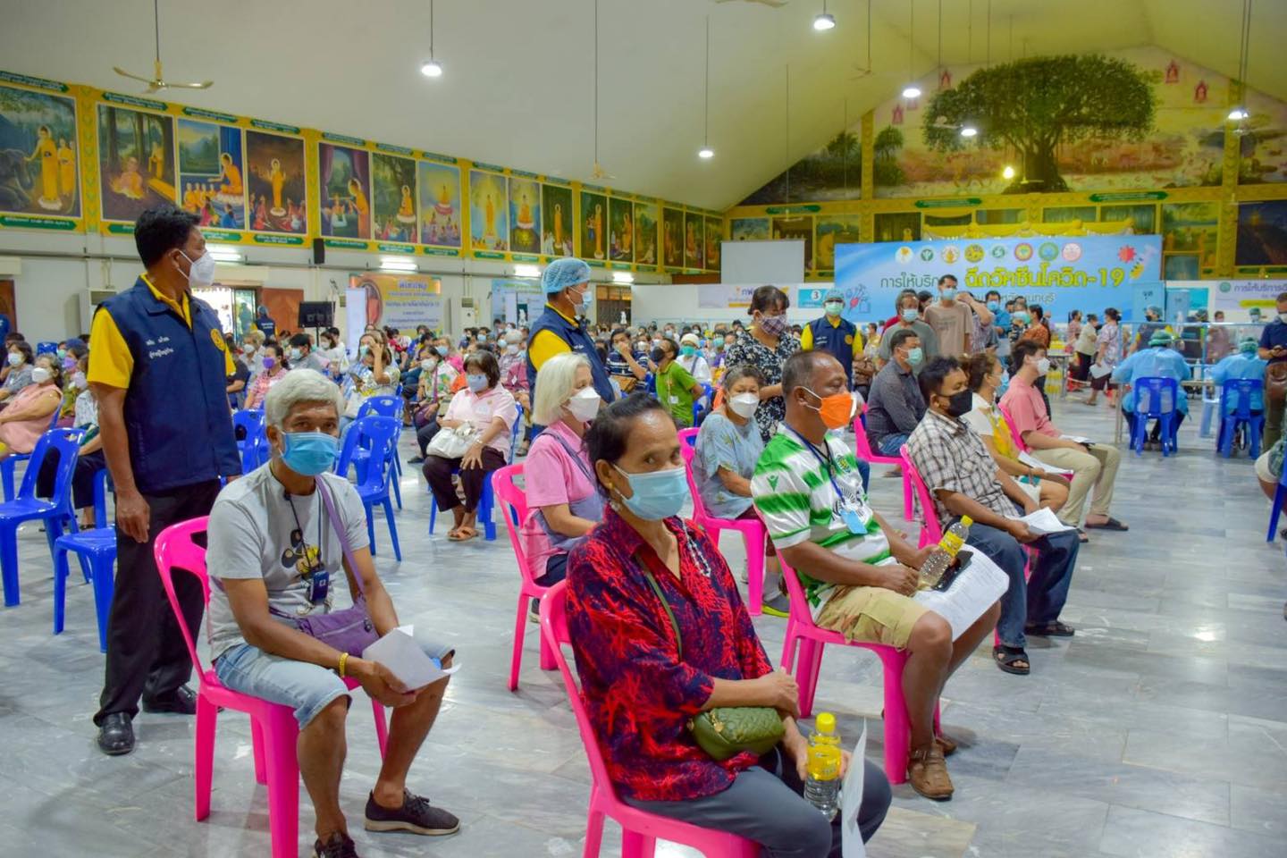 นนท์พร้อม เปิดลงทะเบียนฉีดวัคซีน อายุ 60 ปีขึ้นไป ถึง 24 ก.ย.