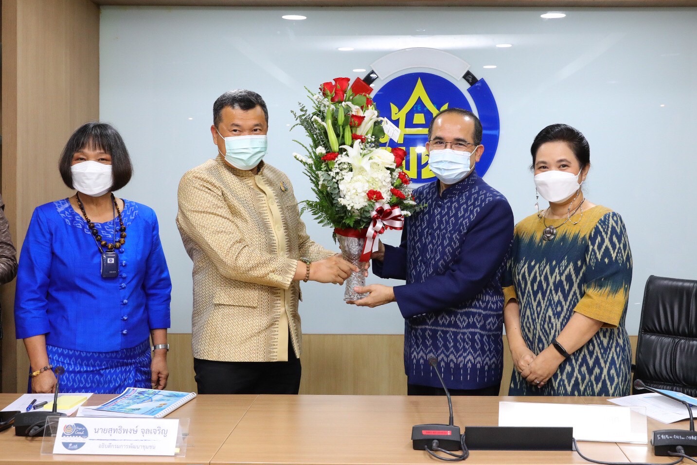 อธิบดีพัฒนาชุมชนต้อนรับ “สมคิด จันทมฤก” ส่งไม้ต่อขับเคลื่อนงาน