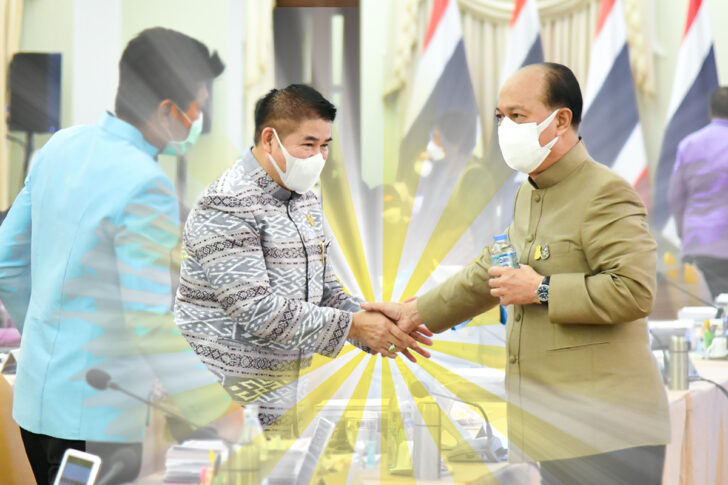 อนุพงษ์ ธรรมนัส อนุพงษ์ ธรรมนัส จับมือกัน