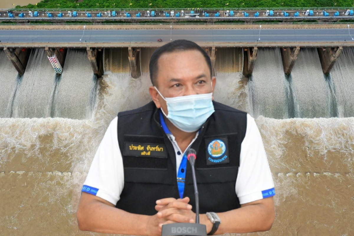 กรมชลฯเร่งระบายน้ำเจ้าพระยา ยันแผ่นดินไหว จ.กาญฯไม่กระทบเขื่อน