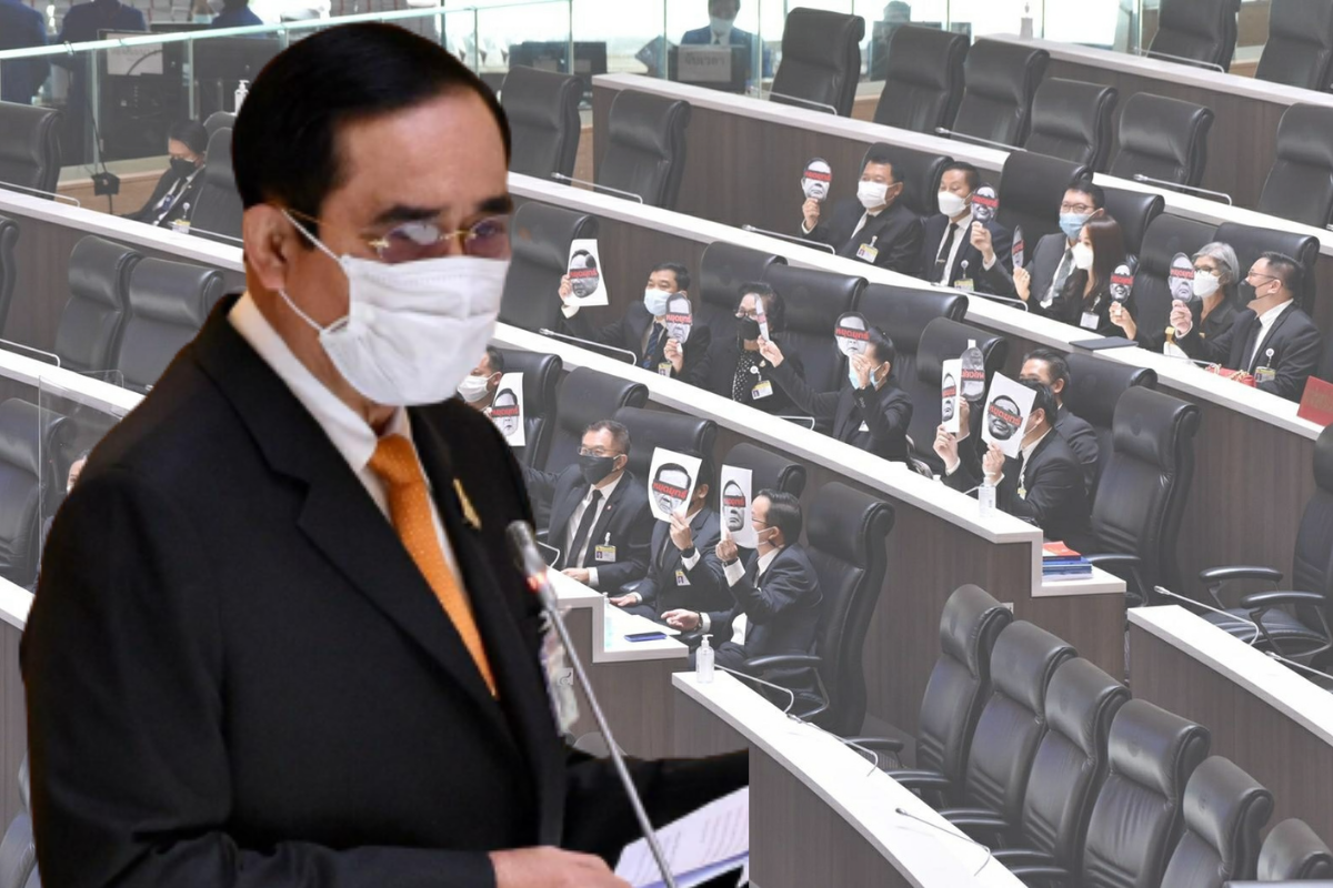 ไม่ไว้วางใจ ประยุทธ์ เกิน 241 เสียง ครม.พ้นทั้งคณะ-มีผลทันที