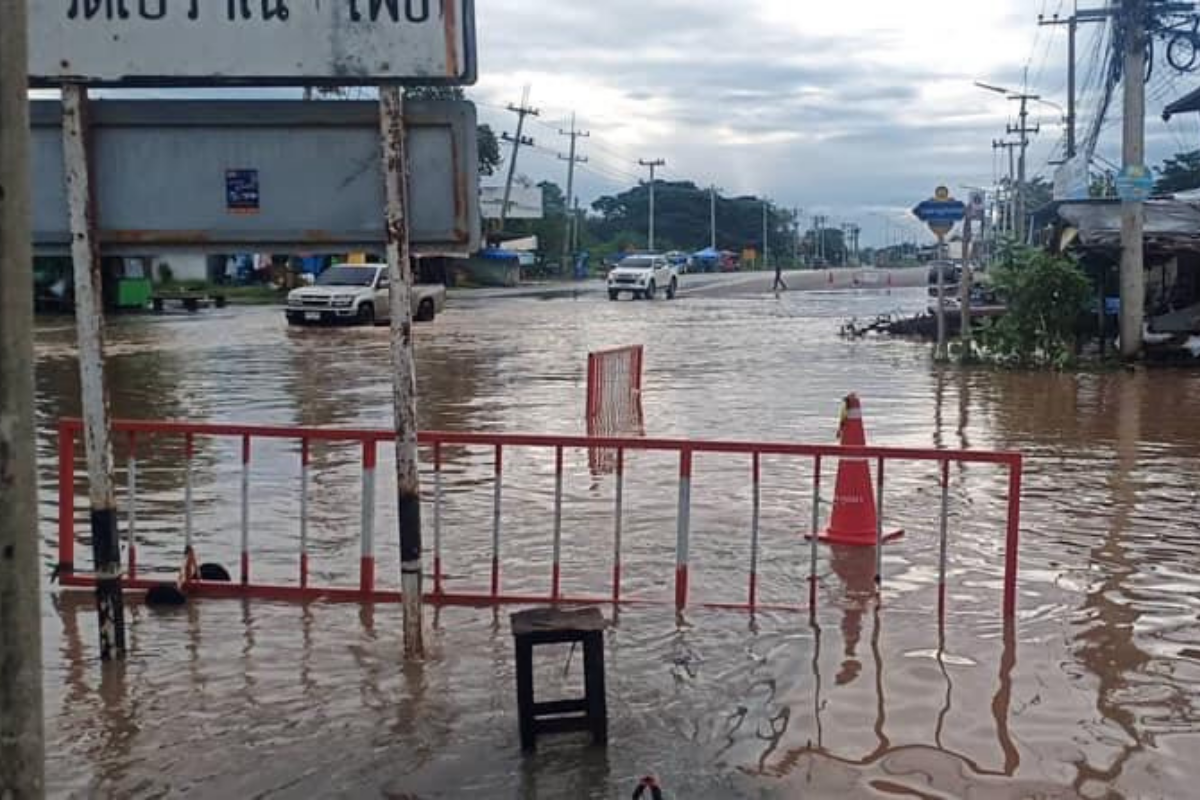ชัยภูมิ เตือนคนริมน้ำพรม-น้ำเชิญ รับมือเขื่อนจุฬาภรณ์ระบายน้ำ