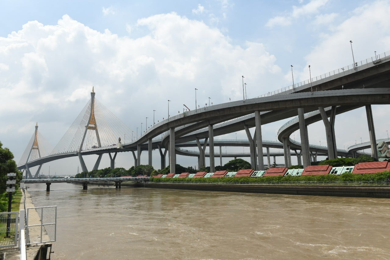 เปิดตัวเลขระดับน้ำเจ้าพระยาที่ไหลผ่าน กทม. (12 ต.ค.)