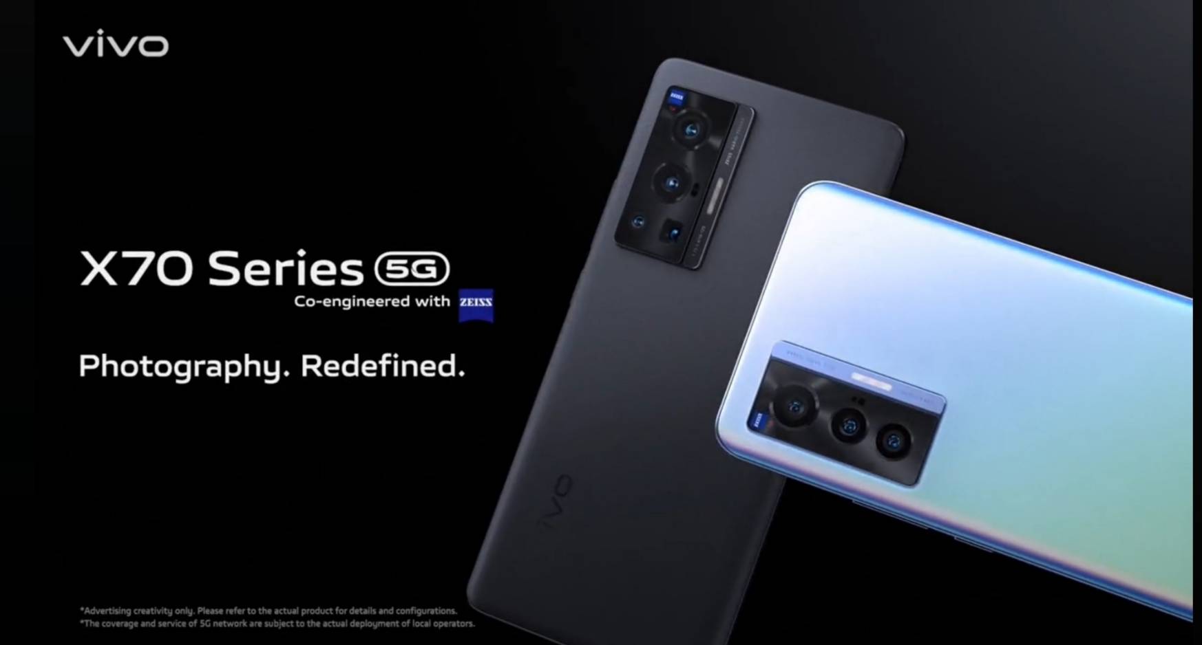 วีโว่ เปิดตัวสมาร์ทโฟนตัวท็อป vivo X70 Series5G ราคาเริ่ม 21,999 บาท