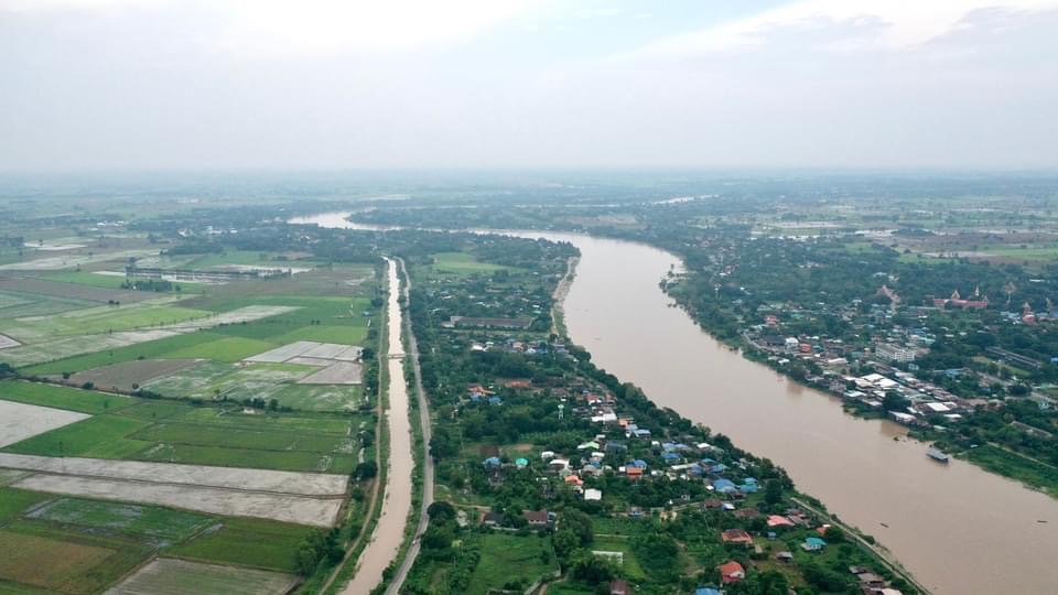 เตือน 3 จังหวัด เหนือเขื่อนเจ้าพระยาเตรียมรับน้ำเอ่อล้นตลิ่ง
