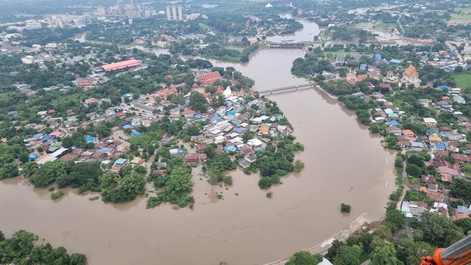 สันอ่างเก็บน้ำห้วยใหญ่ ชำรุดยาวเกือบ 200 เมตร เร่งระบายน้ำออกลดเสี่ยง