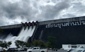 เขื่อนขุนด่านปราการชลพร่องน้ำ