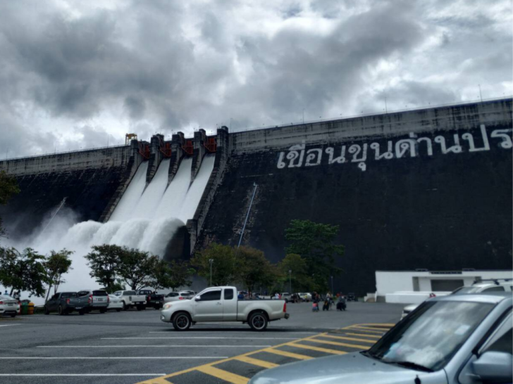 เขื่อนขุนด่านปราการชลพร่องน้ำ เขื่อนขุนด่านปราการชลพร่องน้ำ