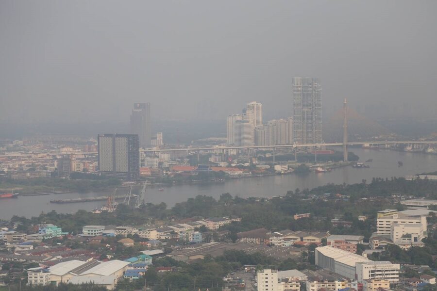 ฝุ่น PM 2.5 ตลิ่งชัน ทวีวัฒนา หนองแขม เกินมาตรฐานมีผลกระทบสุขภาพ