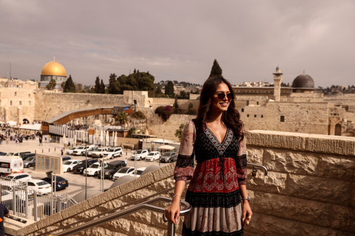 FILE PHOTO: Reigning Miss Universe Andrea Meza of Mexico visits the Holy Sites in Jerusalem's Old City
