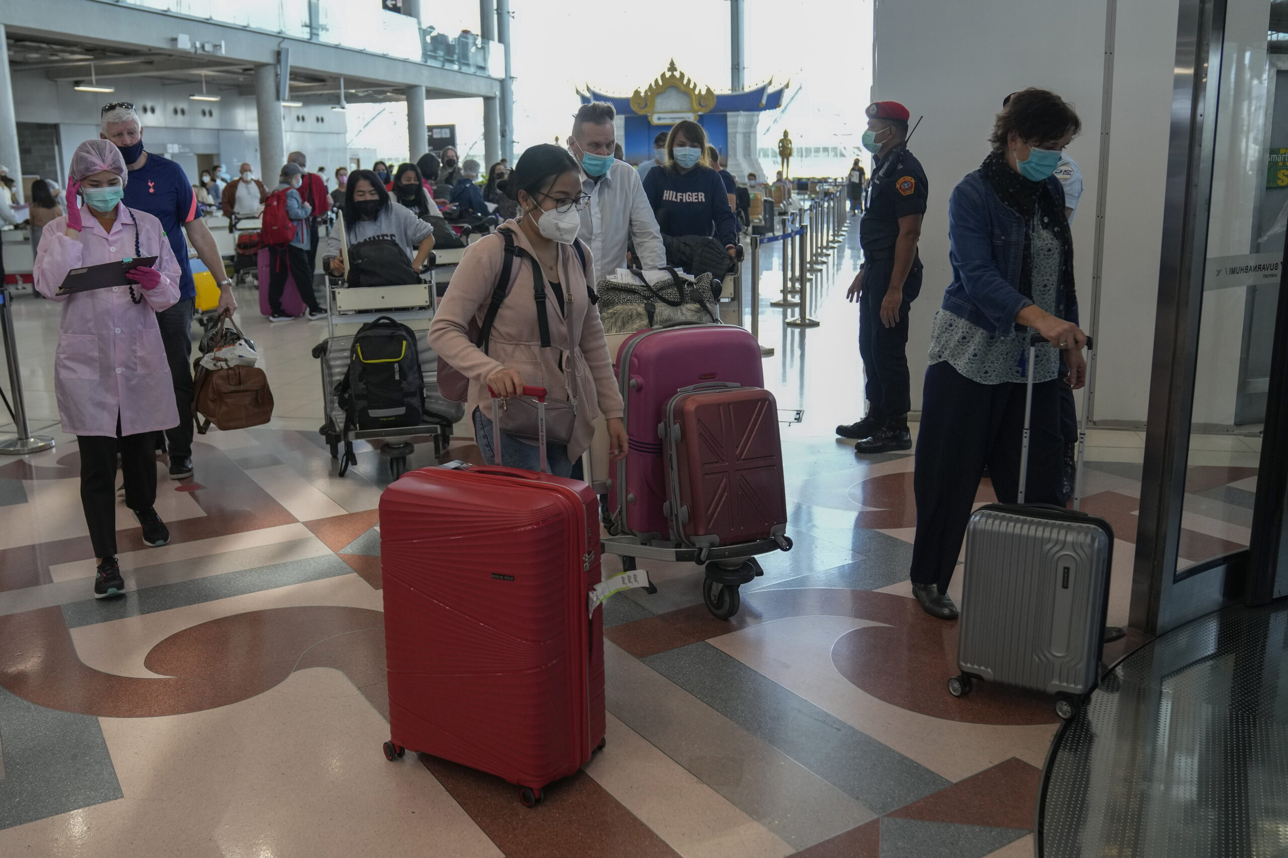 เปิดประเทศวันแรก บินเข้าสุวรรณภูมิ 91 ไฟลต์ ต่างชาติ 6,600 คน