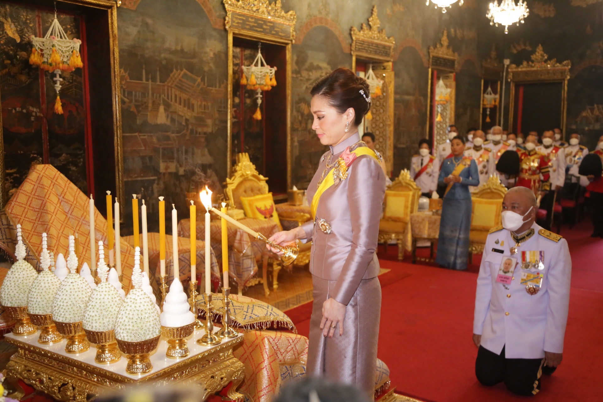 พระราชินี เสด็จฯแทนพระองค์ ถวายผ้าพระกฐิน วัดราชประดิษฐสถิตมหาสีมาราม