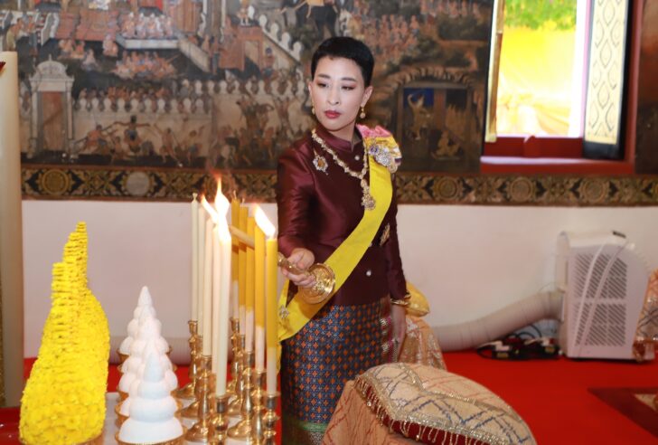 เจ้าฟ้าพัชรกิติยาภาเสด็จแทนพระองค์ วัดสุวรรณดาราม เจ้าฟ้าพัชรกิติยาภาเสด็จแทนพระองค์ วัดสุวรรณดาราม
