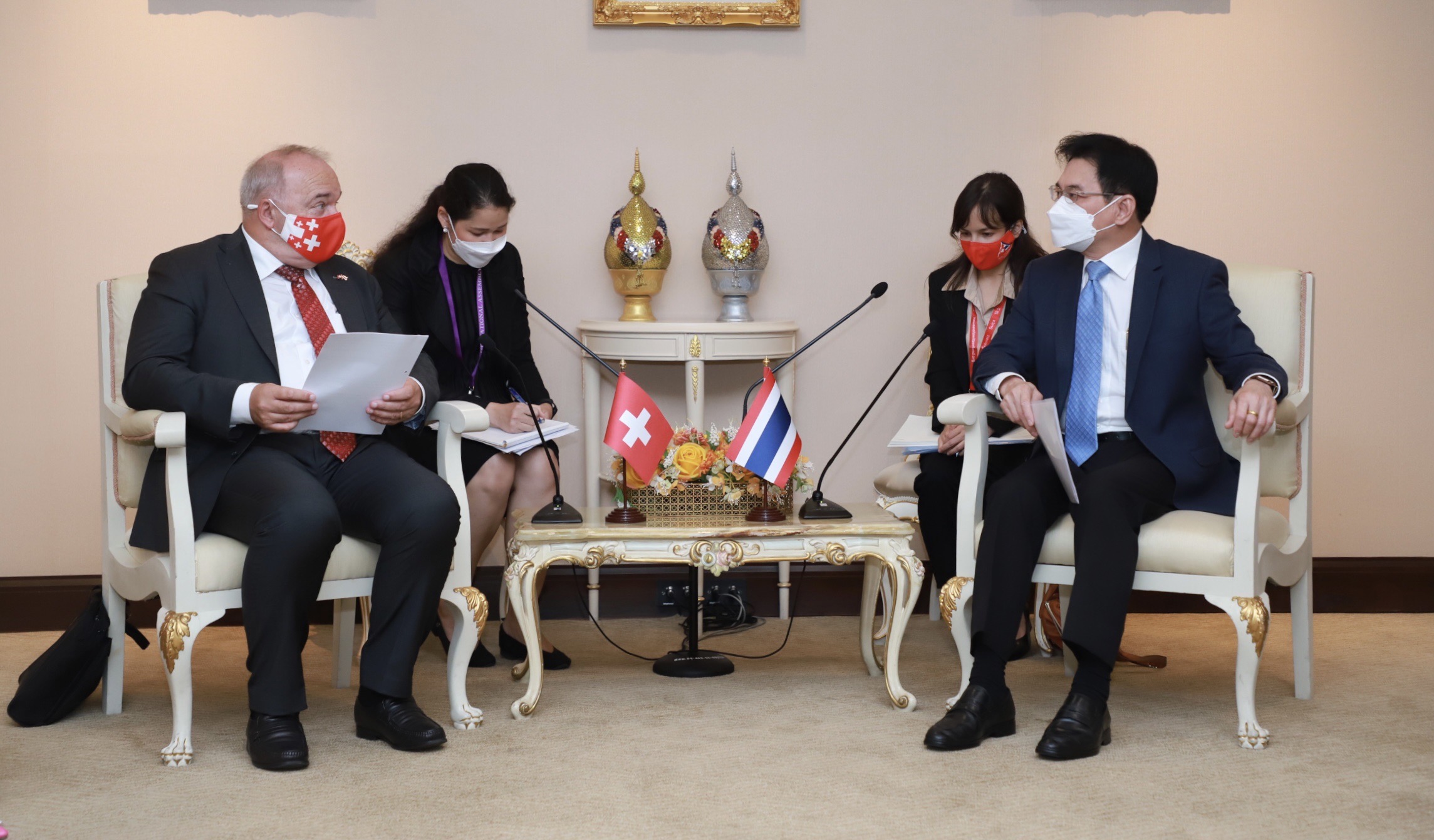 จุรินทร์ หารือประธานวุฒิสภาสวิส ดัน FTA ไทย-เอฟตา เป็นฉบับที่ 15 ของไทย