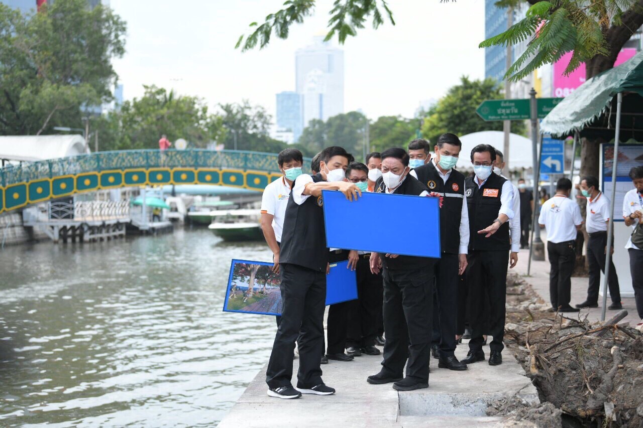 กทม.เร่งปรับภูมิทัศน์คลองผดุงฯ นำร่องโซนหัวลำโพง คาดเสร็จ มี.ค. 65