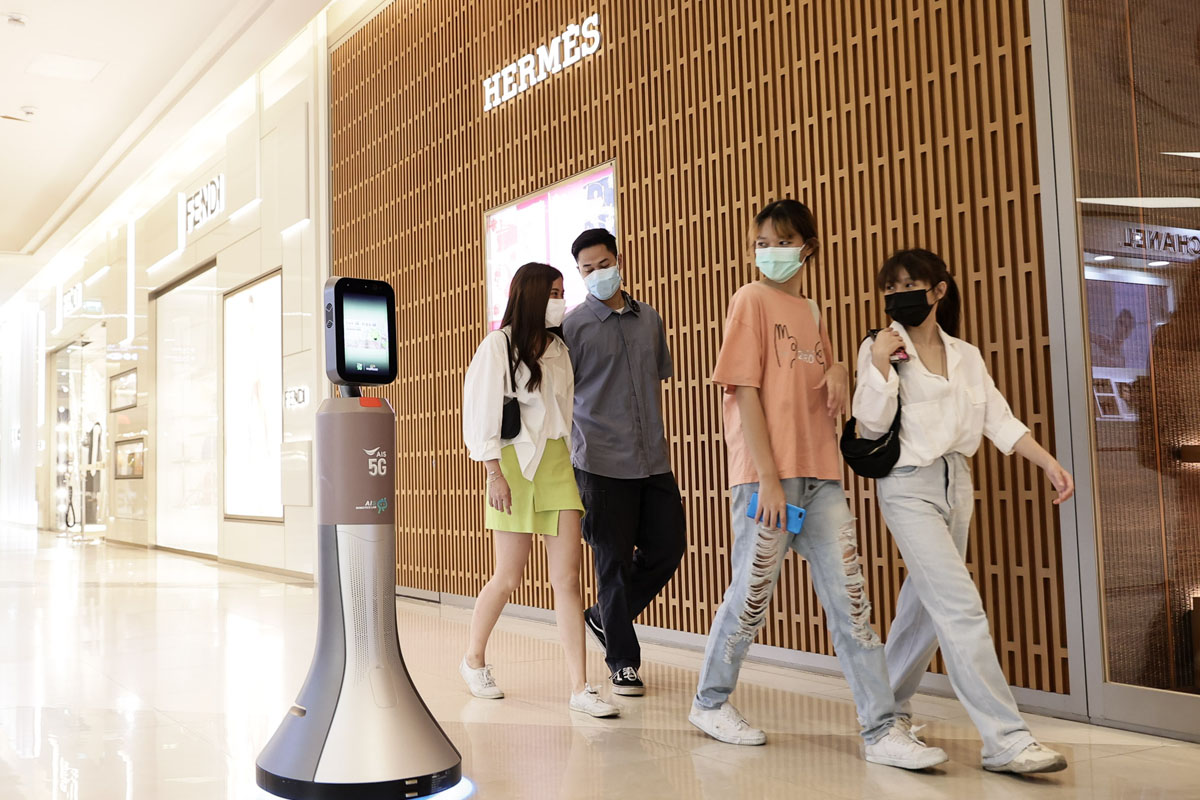 Robot Smart Retail ชีวิตวิถีใหม่ในโลกช็อปปิ้ง