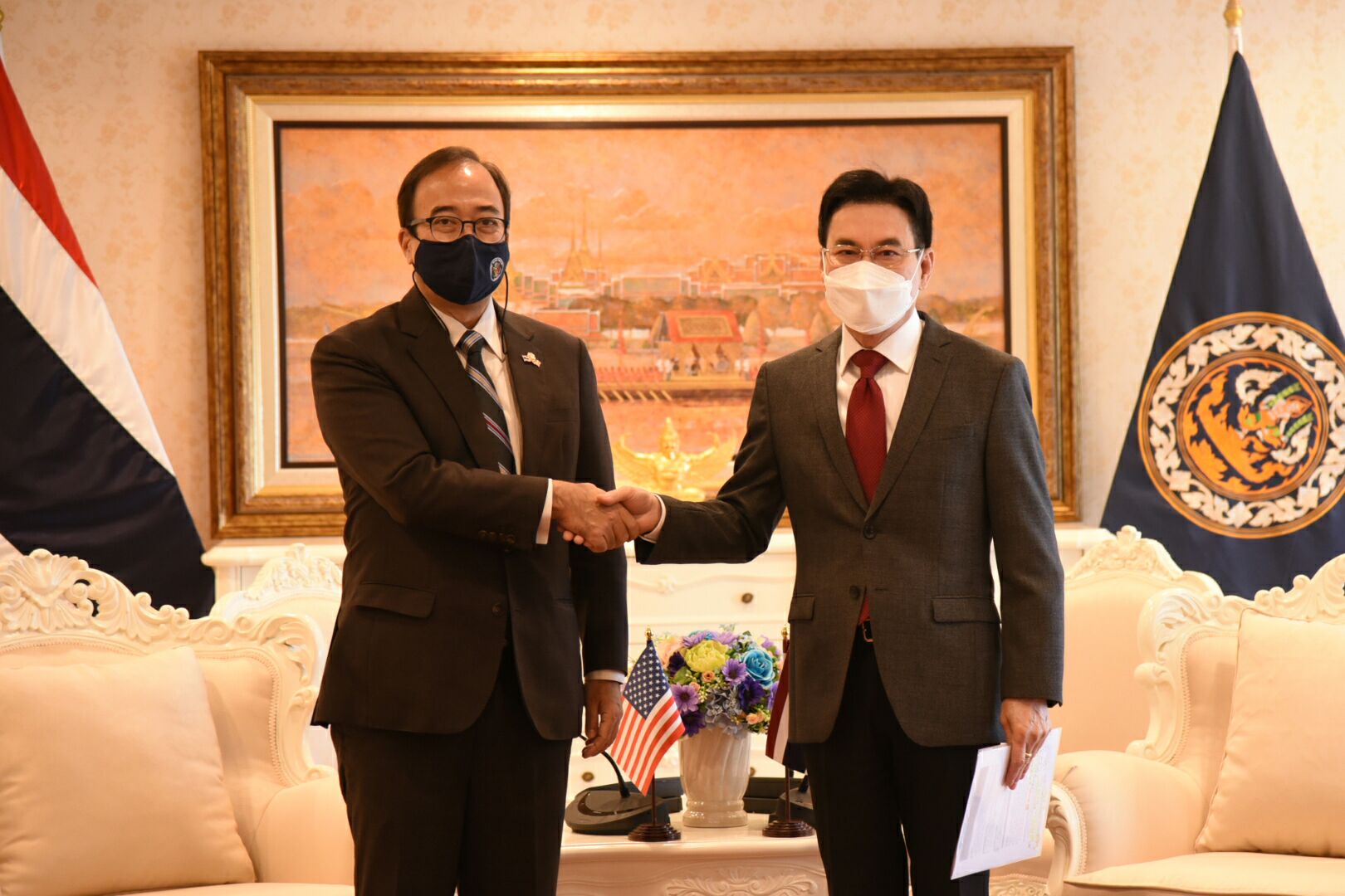 จุรินทร์ ถกอุปทูตสหรัฐฯ หนุน BCG โมเดล ดันไทยออกจากบัญชี WL