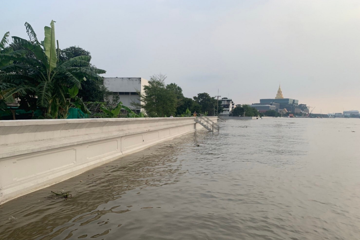 กทม.เตรียมพร้อม 7 เขตริมเจ้าพระยา เฝ้าระวังน้ำทะเลหนุน ถึง 27 ธ.ค.