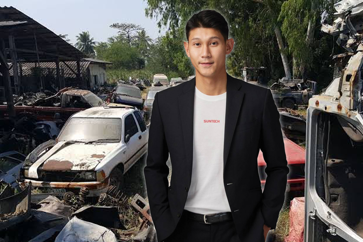 “ซันเทค” บริษัทลูกมิลล์คอน รีไซเคิลเศษเหล็กรถเก่าเพิ่มมูลค่า