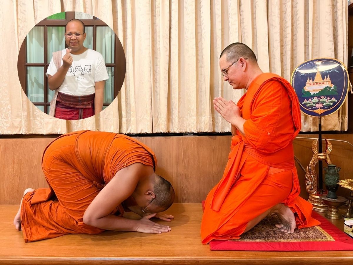 พระมหาไพรวัลย์สึกแล้ว โพสต์ภาพลาสิกขา ใส่เสื้อยืด