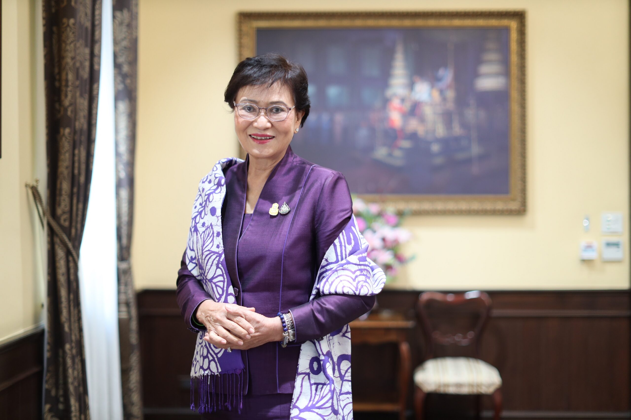 คุณหญิงกัลยา หนุนหลักสูตรเลี้ยงแพะ เสริมอาชีพวิสาหกิจชุมชน