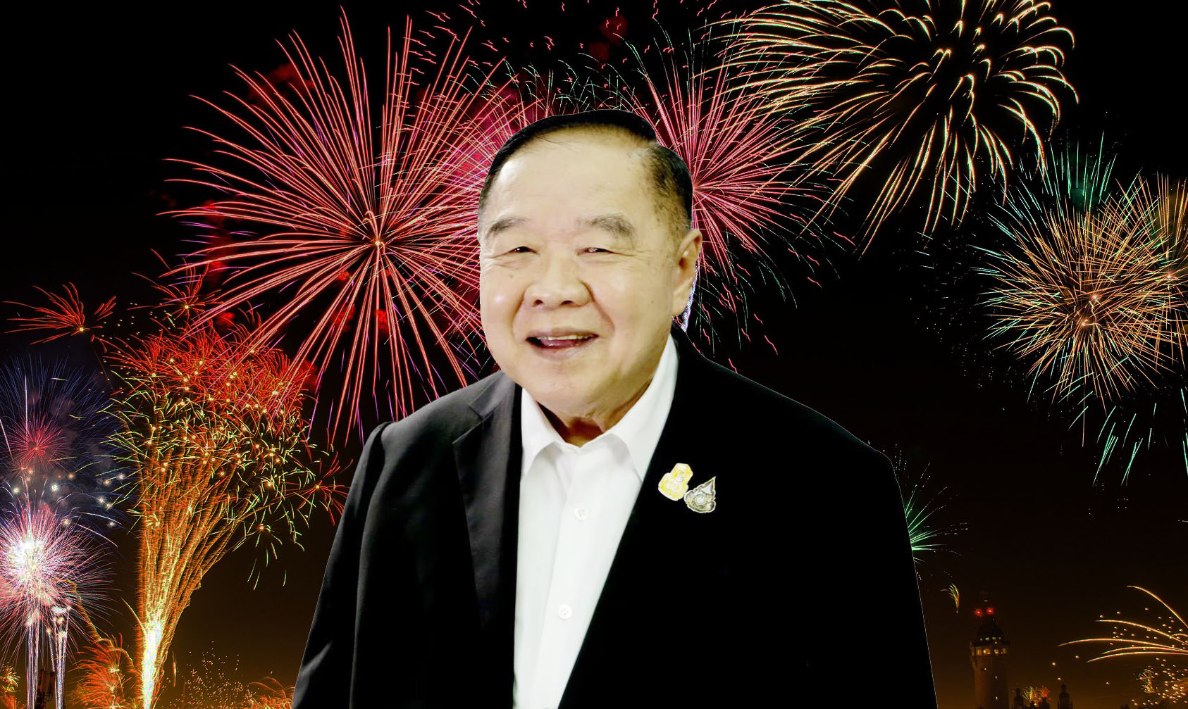 ประวิตร อวยพรปีใหม่คนไทย พร้อมทำงานดูแลประชาชน