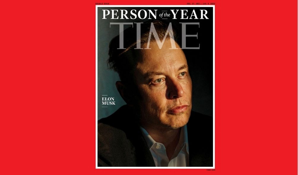 นิตยสาร TIME เลือก “อีลอน มัสก์” เป็นบุคคลแห่งปี 2021