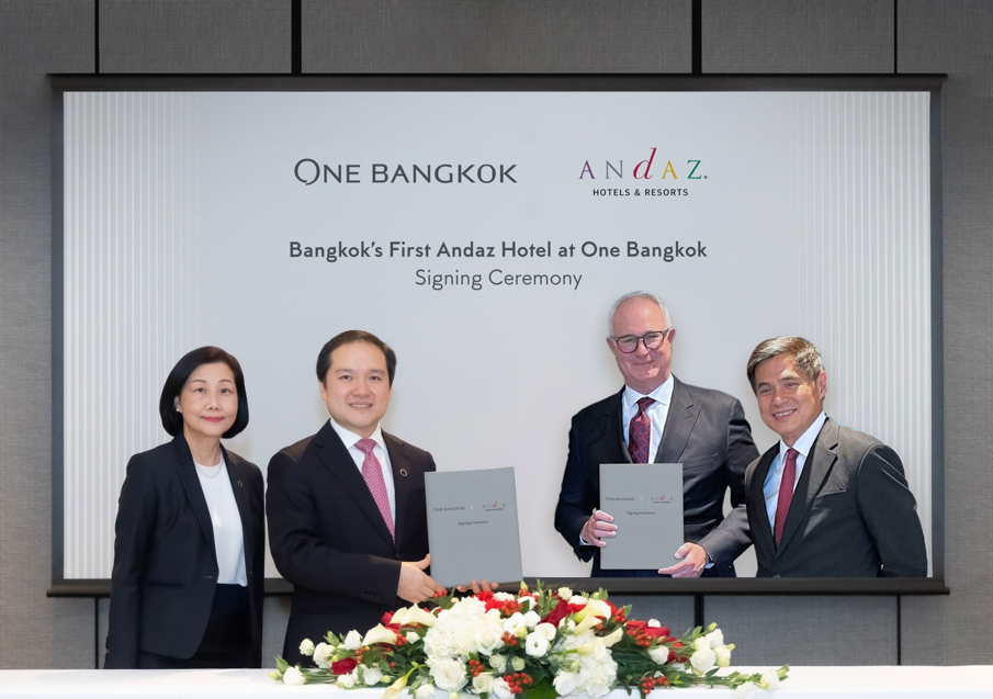 “วัน แบงค็อก” ประกาศแผนธุรกิจเดินหน้า รังสรรค์ โรงแรมแอนดาซแห่งแรกในกรุงเทพฯ