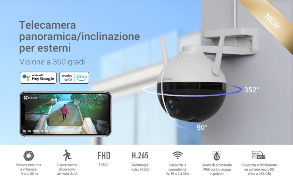 สัมผัสความปลอดภัยที่แตกต่างใน EZVIZ “C8” Series กล้องวงจรปิด Wi-Fi นอกอาคาร ให้การมองเห็นที่ชัดเจนในทุกช่วงเวลา