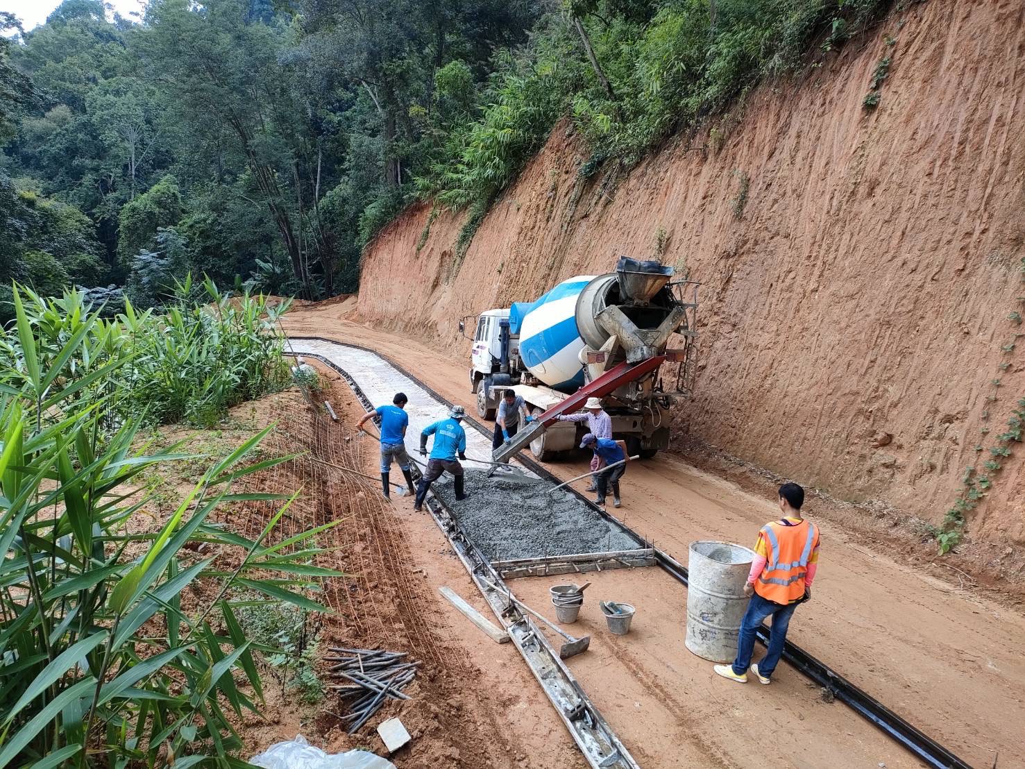 ถนนตัดใหม่ลัดผ่านอุทยานแห่งชาติขุนแจ เชียงราย คืบหน้า 57% เปิดปลายปี’65