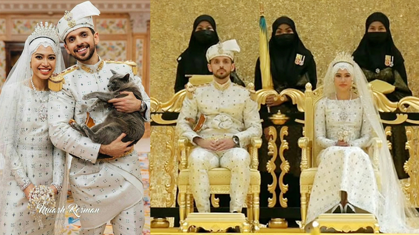 เปิดภาพงานเสกสมรส พระราชธิดาองค์ที่ 9 ของสุลต่านบรูไน จัดอย่างอลังการ