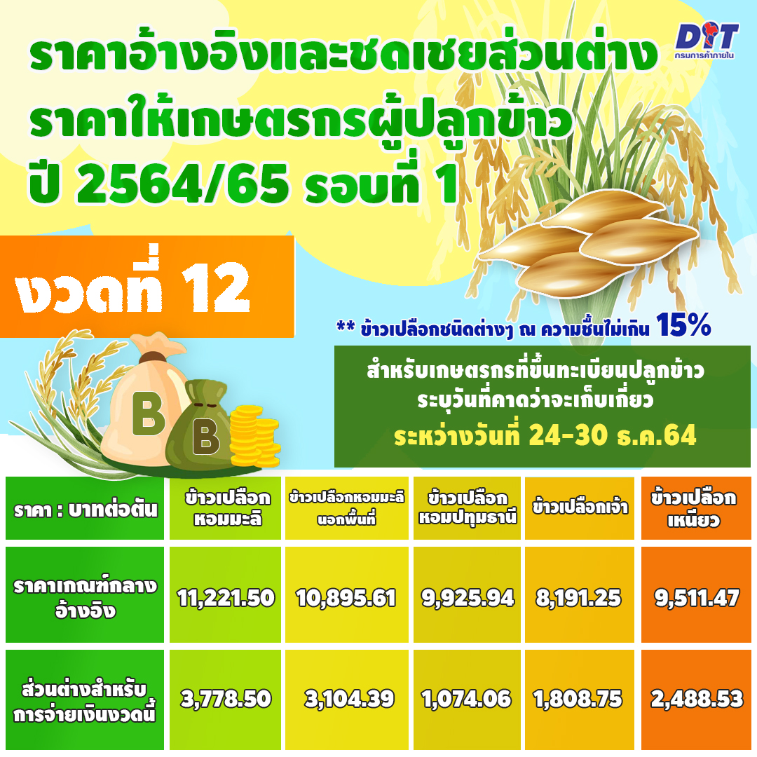 ประกันรายได้ข้าว