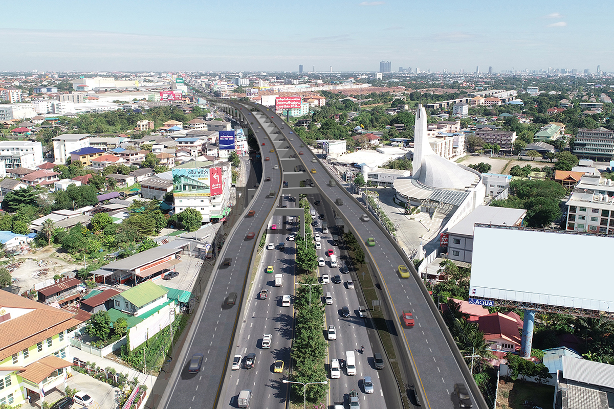 กรมทางหลวงชนบททุ่ม 1.2 พันล้านแก้คอขวด ถนนข้ามคลองมหาสวัสดิ์