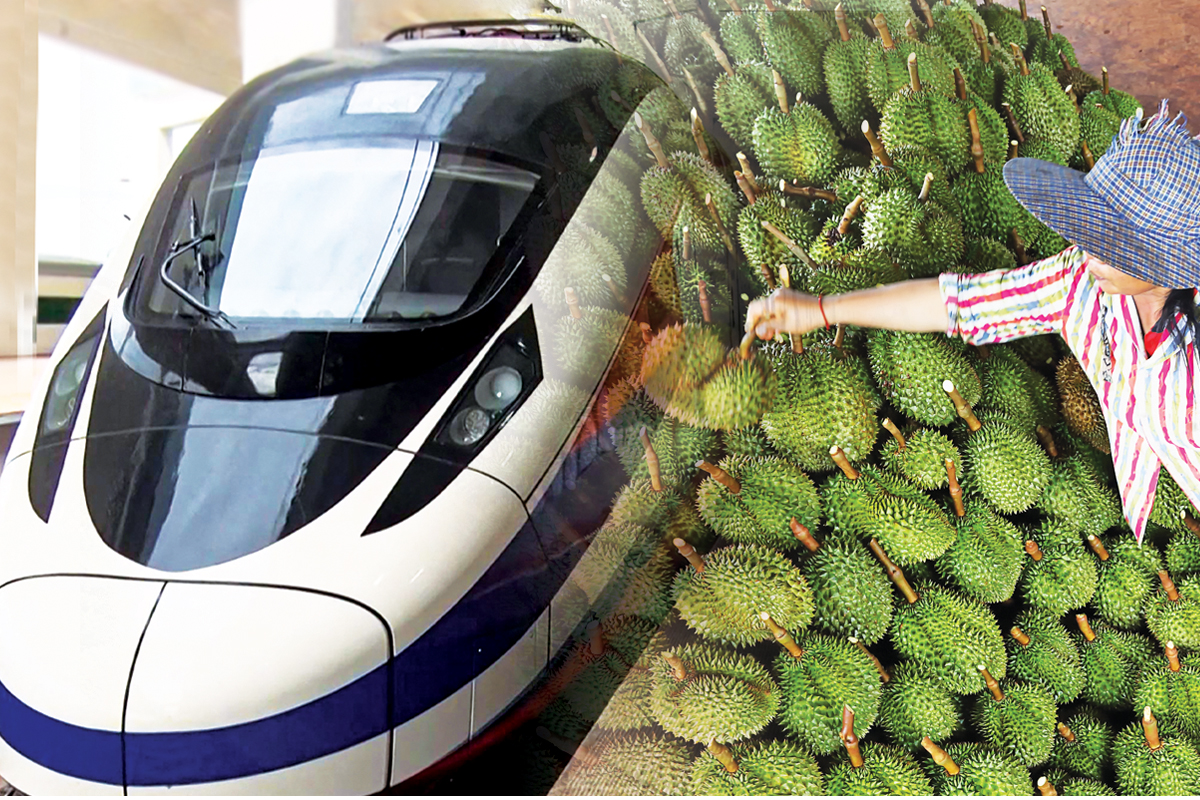 ทุเรียนตะวันออก…เคว้ง ! รถไฟจีน-ลาวขนได้กลางปี’65