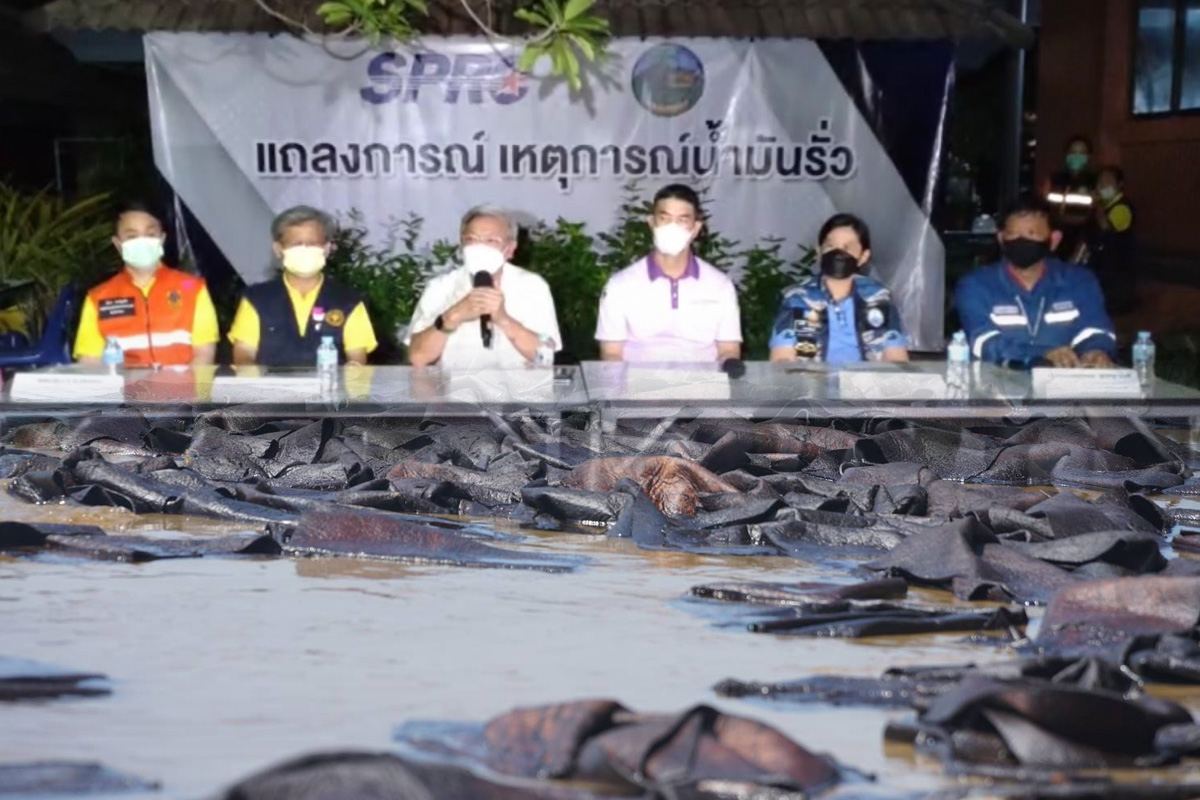 ผู้ว่าฯระยอง ประกาศคำสั่งเขตภัยพิบัติน้ำมันรั่ว หาดแม่รำพึง
