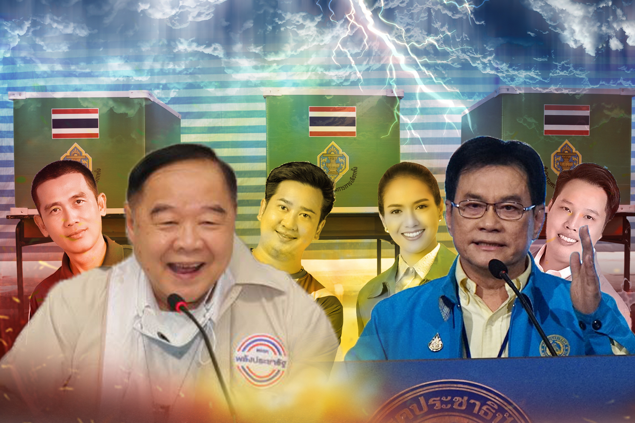 วัดกำลัง เลือกตั้งซ่อม ส.ส. สงขลา ชุมพร ประชาธิปัตย์ ปะทะ บิ๊กป้อม
