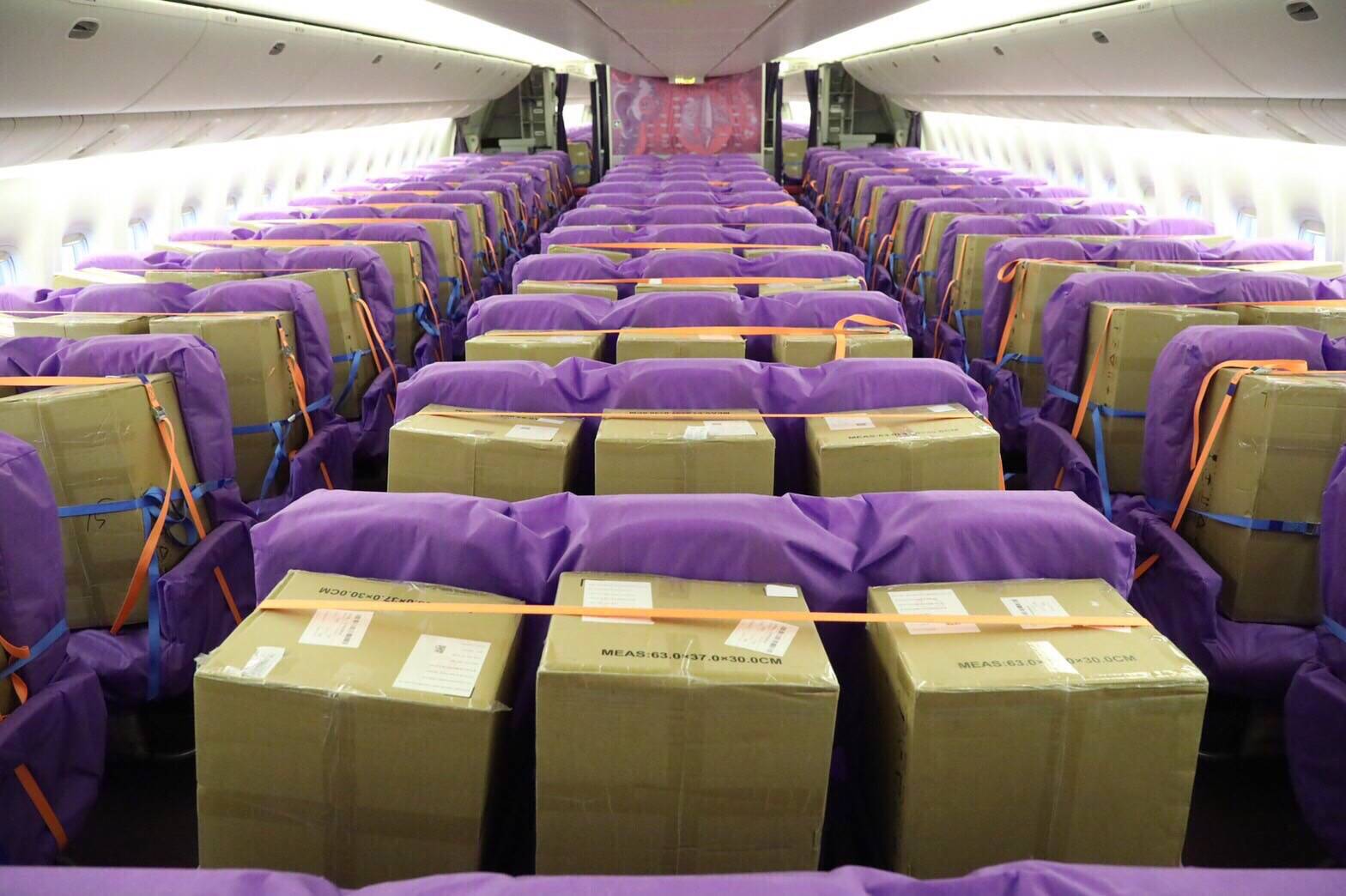การบินไทยหาช่องทางเพิ่มรายได้ เปิดขนส่งสินค้าภายในห้องโดยสาร
