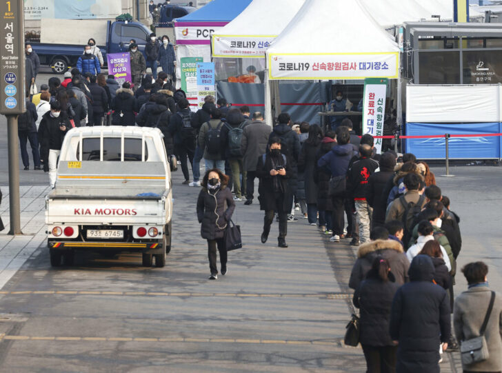 Virus Outbreak South Korea โอมิครอน