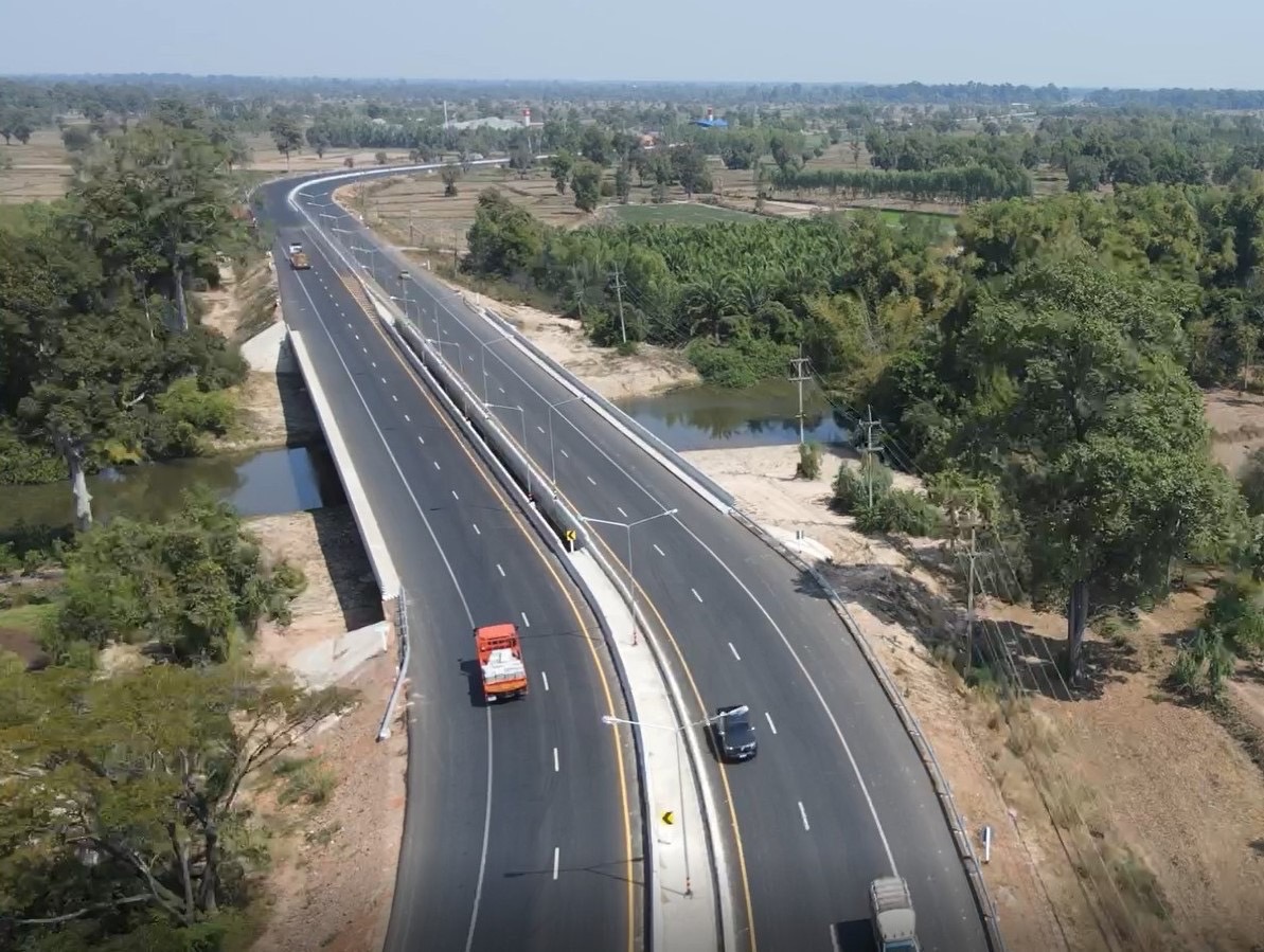 กรมทางหลวงขยายเส้นทาง 202 เชื่อมอีสานเปิดทางการค้าอินโดจีน