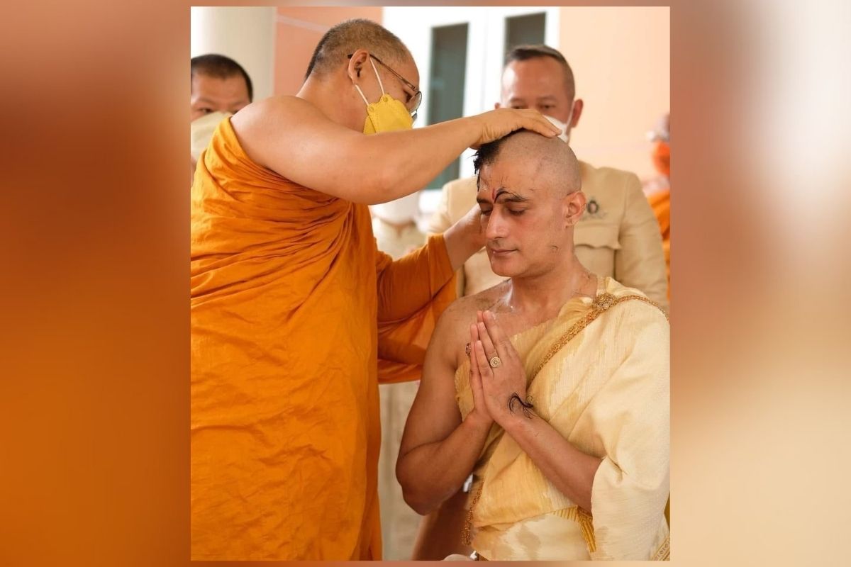 กากัน มาลิค พระเอกดังจากบท “เจ้าสิทธัตถะ” อุปสมบท วัดธาตุทอง