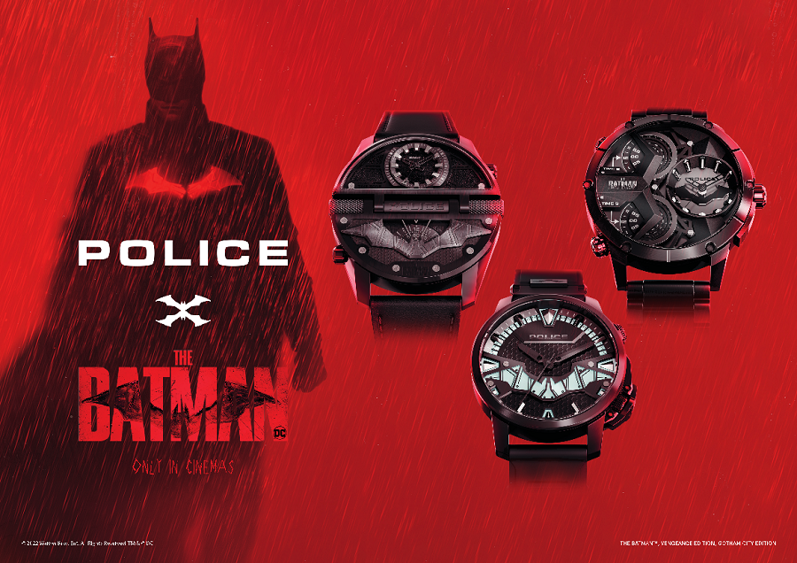 Police จับมือกับภาพยนตร์ดังจาก The Batman เปิดตัวคอลเล็กชั่นใหม่ล่าสุด 3 รุ่น เข้าไทยเพียง 500 เรือนเท่านั้น