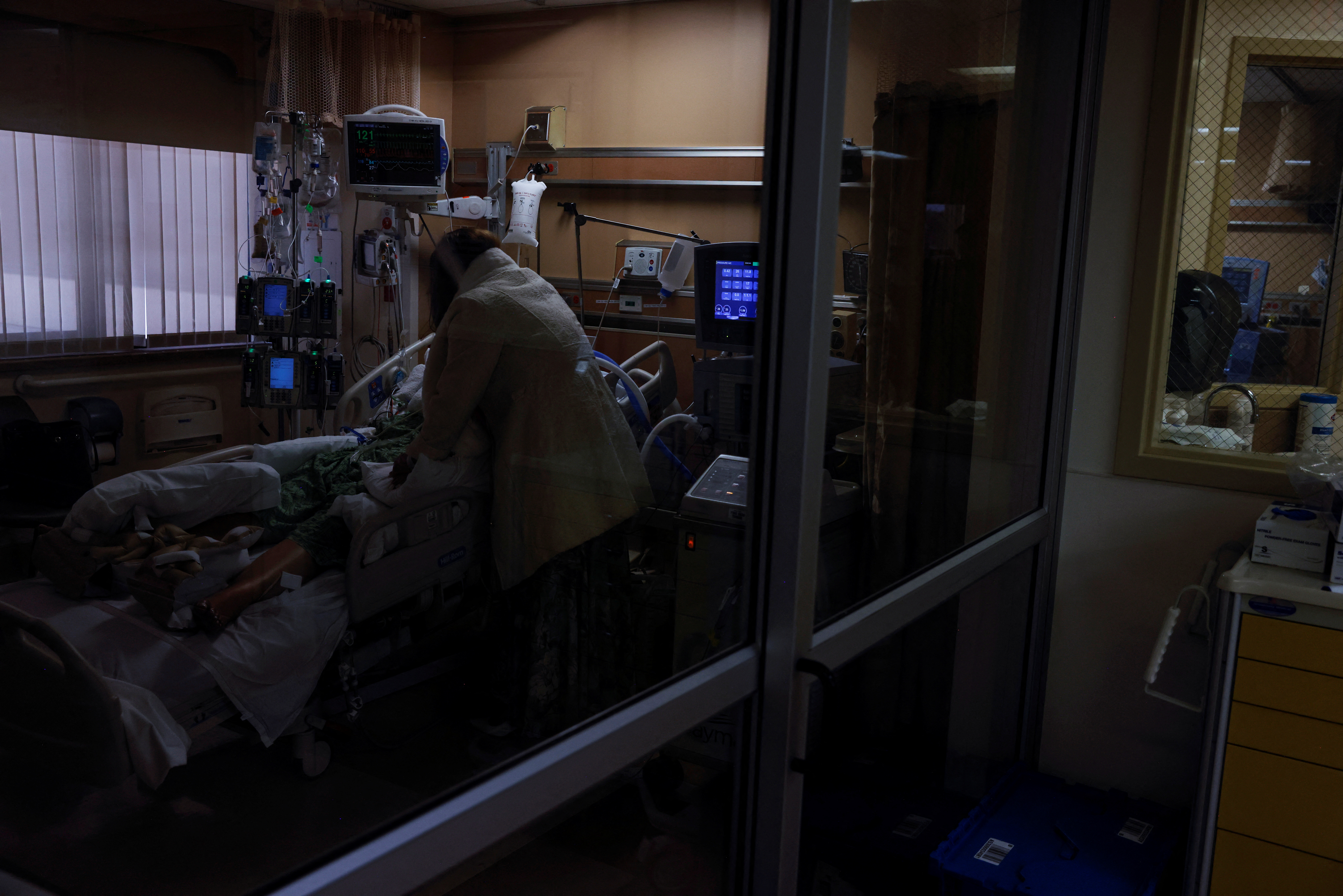 COVID-19 care at the Intensive Care Unit (ICU) of St. Mary Medical Center in Apple Valley California