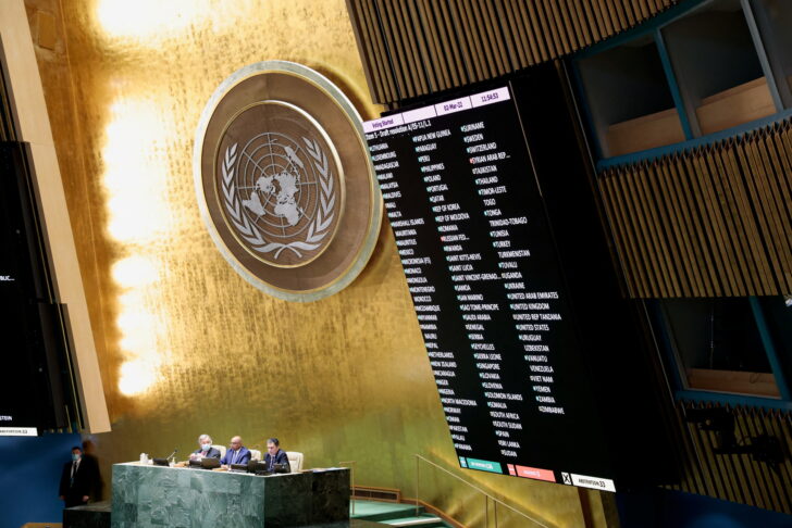 11th emergency special session of the U.N. General Assembly on Russia's invasion of Ukraine, in New York City