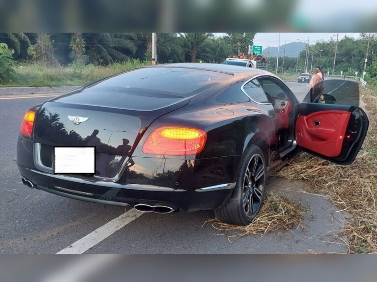 เปิดชื่อรุ่น-ราคา Bentley “ไฮโซปลาวาฬ” ขับประสบอุบัติเหตุล่าสุด