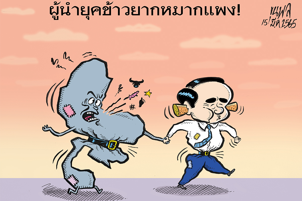 การ์ตูนขุนพล : ผู้นำยุคข้าวยากหมากแพง!