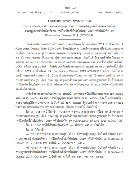 ประกาศ สธ 1-2