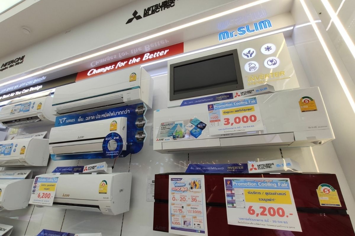 มัดรวมโปรโมชั่นแอร์รับหน้าร้อน ทั้งส่วนลด-คืนเงิน-ผ่อนยาว 36 เดือน